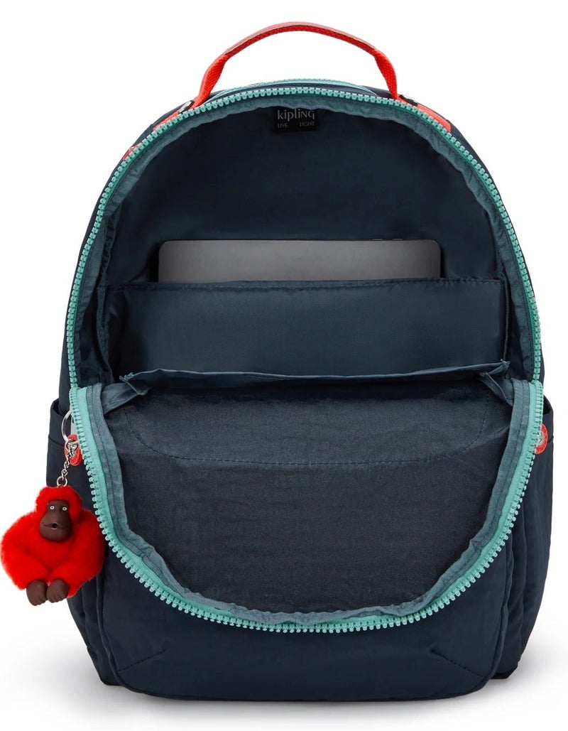 كيبلينغ حقيبة ظهر سيول كبيرة - كوزمو أزرق - Image 3